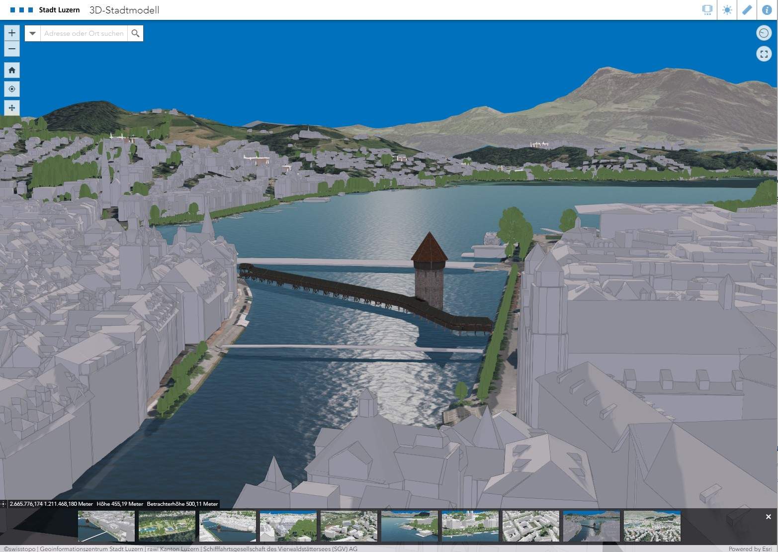 Modèle de ville en 3D